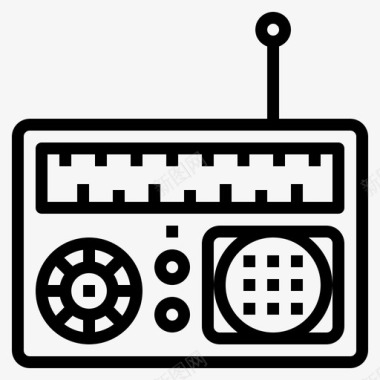 通信广播通信信号图标图标