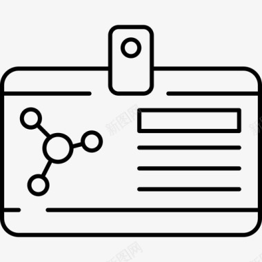 个人资料卡实验卡身份证科学家图标图标