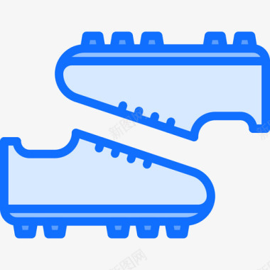 足球鞋足球70蓝色图标图标