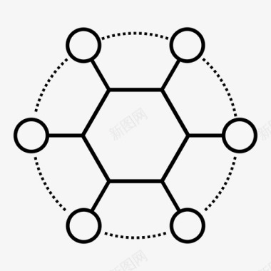 三角循环循环图业务图表图标图标