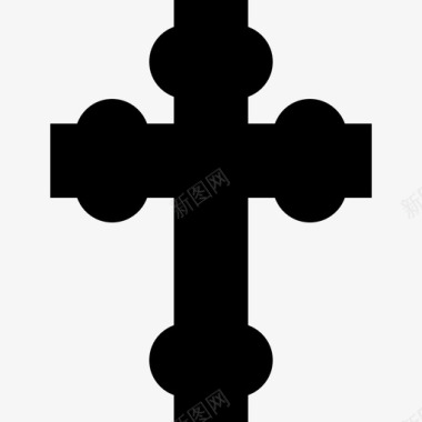 十字架宗教26填充图标图标