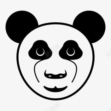 大熊猫动物哺乳动物图标图标