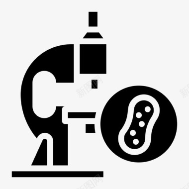 细菌生物学细菌实验室图标图标
