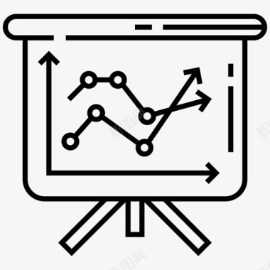 图表背景图形表示分析业务图表图标图标