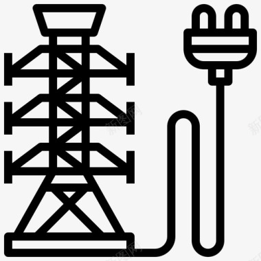 电能电妇科图标图标