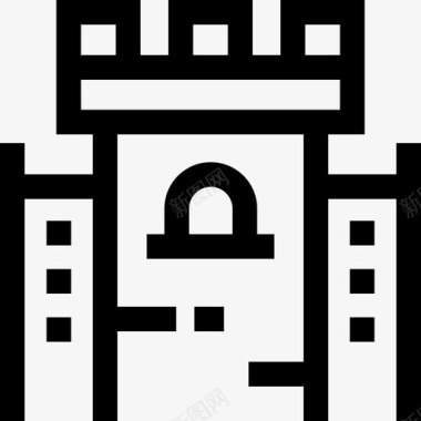 温莎城堡英格兰图标图标