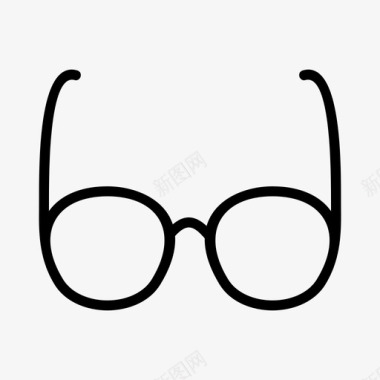 眼镜创意教育图标图标