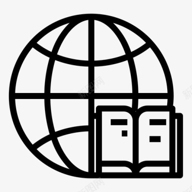 浏览书籍电子书浏览器互联网图标图标