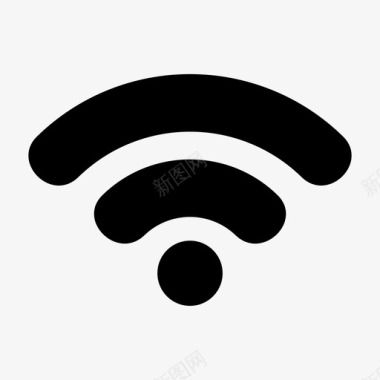 不吸烟的信号wifi连接热点图标图标