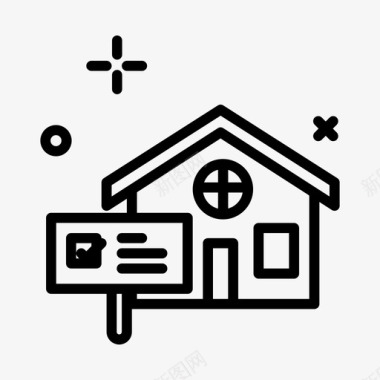 houseHouse抗议7直系图标图标