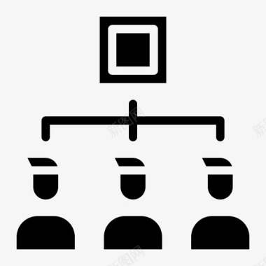 合作图片管理分配组织图标图标