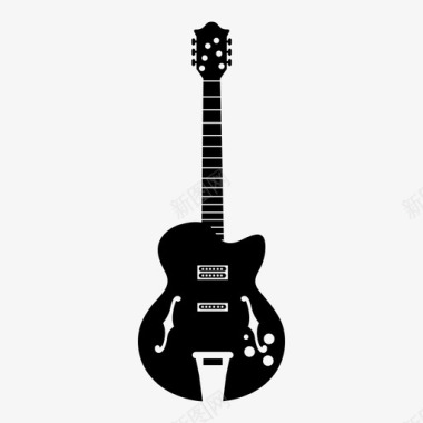 乐器标识吉他电吉他乐器图标图标