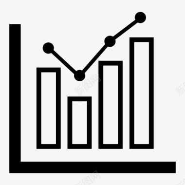 电脑图信息条形图业务信息图图标图标