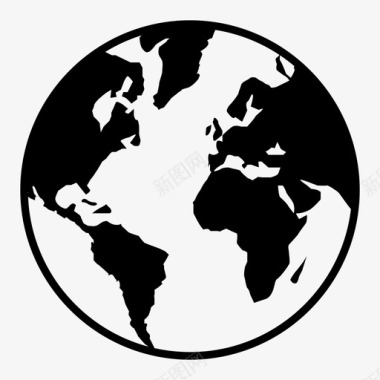 地球小树世界地球行星图标图标