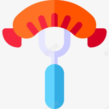 烤肉熟食png图片香肠烤肉36扁平图标图标