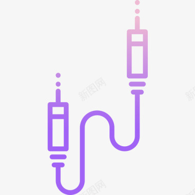 渐变底座杰克音乐112轮廓渐变图标图标