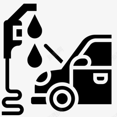 油料服务燃料汽油图标图标