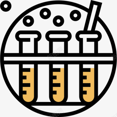 生化试验试管生化14黄影图标图标