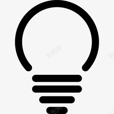 电灯泡电灯泡电照明图标图标