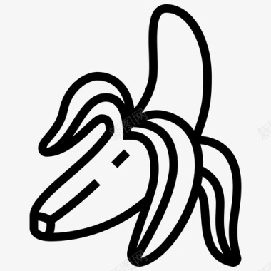 香蕉美味活力图标图标