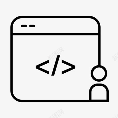 网站布局网络开发cog编程图标图标