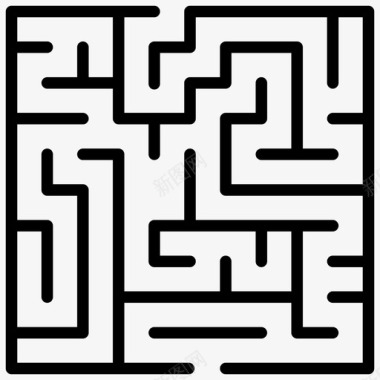 经典迷宫古典迷宫迷宫游戏图标图标
