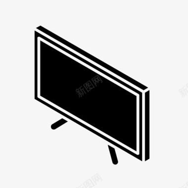 矢量盒子素材电视盒子频道图标图标