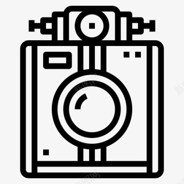 复古相机胶卷镜头图标图标