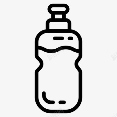 水瓶健康补水图标图标