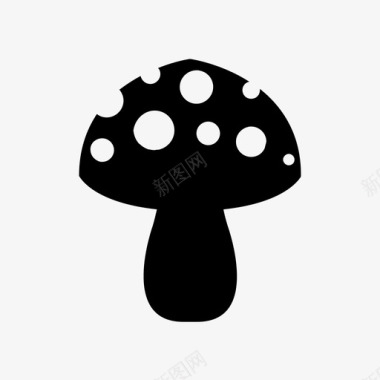 蘑菇食物新鲜图标图标