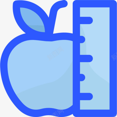 苹果农业87蓝色图标图标