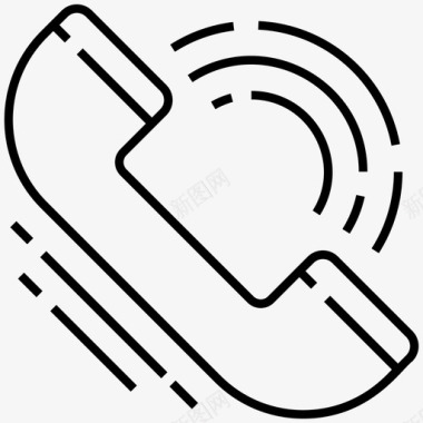 通信呼叫通信电话图标图标