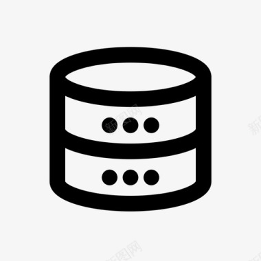 托管服务器机架数据大数据数据库图标图标