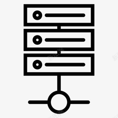 服务器服务器云计算数据中心图标图标