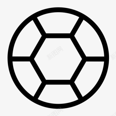体育球类足球图标图标