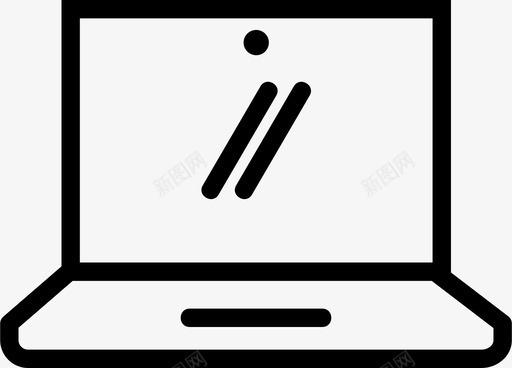 笔记本电脑博客互联网图标图标