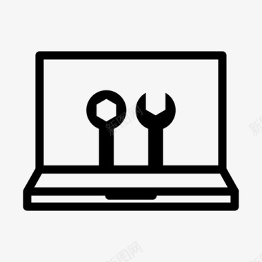 电脑维修电子维修互联网维修图标图标