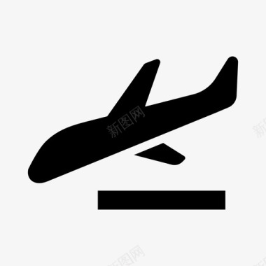 飞机空中客车旅行图标图标