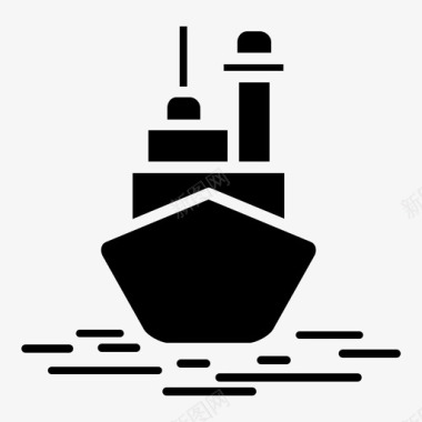 船舶冒险船只图标图标