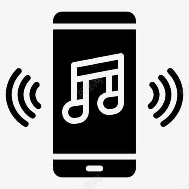 音乐手机多媒体图标图标