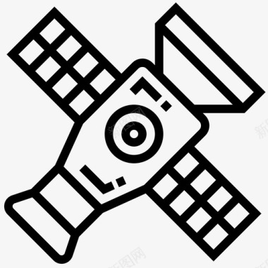 广播卫星广播通信图标图标