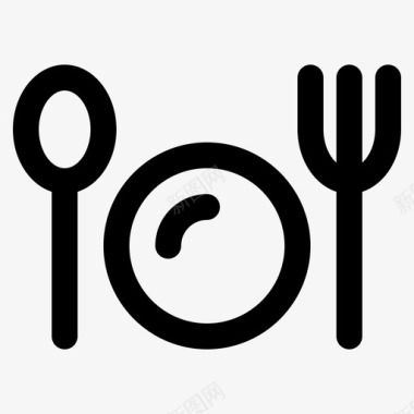 食品餐具盘子图标图标