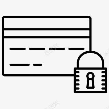 隐私安全支付信用卡隐私图标图标