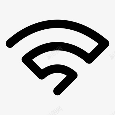 信号标识wifi连接热点图标图标