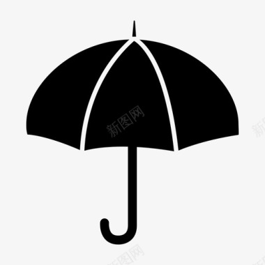 雨伞胸针布方格布图标图标
