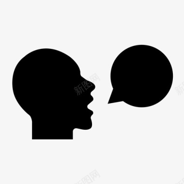 说话的人谈话的人图标图标