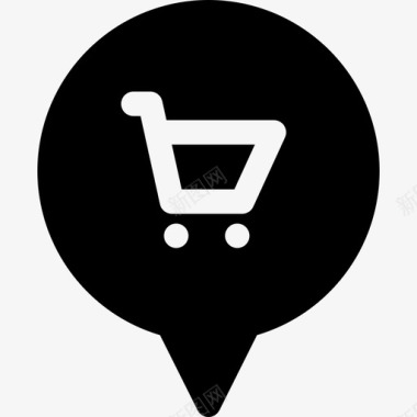 应用程序商店的标志商店导航和地图16已填充图标图标