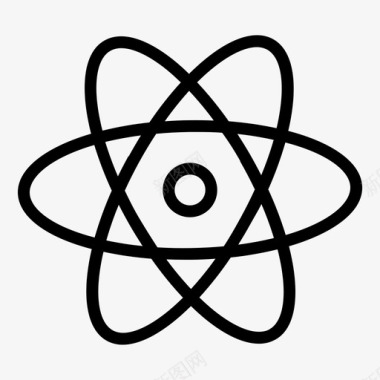 原子化学教育图标图标