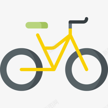 山地自行车自行车比赛11平板图标图标