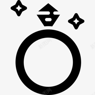 恩爱情侣戒指仪式爱情图标图标